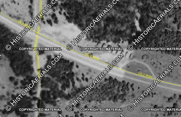 Silver Lake Express - 1954 Aerial Photo Of Possible Location